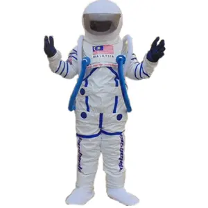 Hola astronauta costume della mascotte per adulti