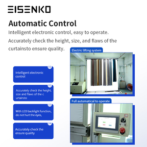 Máquina de Inspección de Cortinas Automática EISENKO con LED, Precio de Fábrica, Certificación CE, Equipo de Fabricación de Cortinas de Alta Calidad, Fácil de Usar - Product Image 3