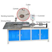 Máquina Automática de Doblado de Barras de Hierro/Alambre de Acero con PLC 2D |   Dobladora de Varillas Metálicas Programable por CNC, Formas Personalizadas |   Foshan Fuda, China