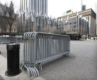 YC Filet de clôture temporaire non pollué Clôture temporaire galvanisée sûre Barrière de stationnement en métal antirouille