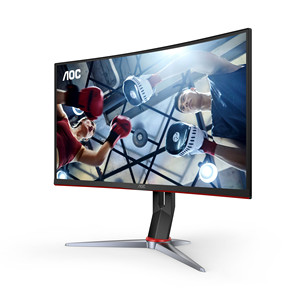 จอภาพเกมมิ่งโค้ง AOC CQ27G2X รุ่นใหม่ ขนาด 27 นิ้ว QHD 180Hz 300cd/m² 1500R สำหรับเดสก์ท็อปและสำนักงาน - Product Image 2