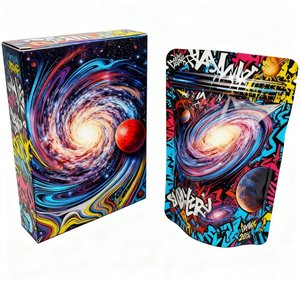 Dây kéo trẻ em chống mùi bằng chứng phân hủy sinh học ba chiều Mylar Túi 3.5g 7g 4x6inch in kỹ thuật số đa thiết kế không có tấm - Product Image 6