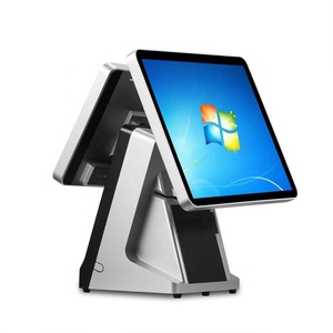 Modern Pos <span class=keywords><strong>Caisse</strong></span> <span class=keywords><strong>Enregistreuse</strong></span> Double Écran Restaurant Pos Machine - Product Image 2