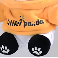Pendentif en peluche panda mignon de dessin animé, porte-clés rembourré en coton PP doux, breloque de sac, décoration de voiture, décoration de fête