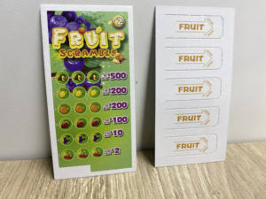 Personnaliser les billets de loterie à languette à gratter <span class=keywords><strong>Acheter</strong></span> <span class=keywords><strong>en</strong></span> <span class=keywords><strong>ligne</strong></span> Billet de loterie Carte à gratter - Product Image 4