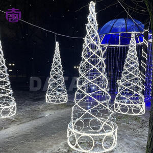Outdoor IP65 Waterproof LED Christmas Tree Light <b>Wireless</b> <b>Control</b> Customizable Color for Urban Square Stores Festival - Product Image 4