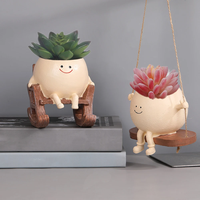 Mini pot suspendu pour plantes succulentes, décoration de jardin et de salon