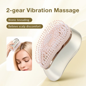 Masseur électrique du cuir chevelu vibrant, peigne à huile essentielle pour la croissance des cheveux, spray d'huile capillaire en aérosol, outil de beauté, masseur de tête - Product Image 2