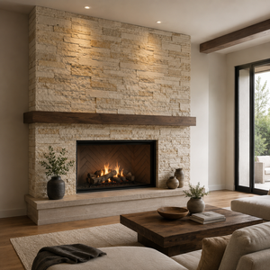 Lastra di Travertino Mediterraneo per Rivestimento Esterno, Superficie Levigata, Resistente agli Acidi - Product Image 5