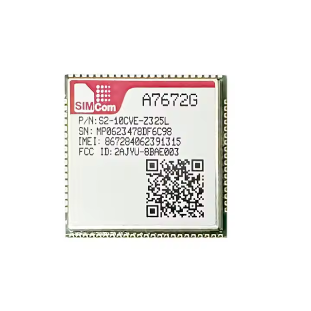 SIMCOM A7672G-LABE LTE Cat 1 module that supports wireless communication modes of LTE-FDD/TDD/GSM/GPRS/EDGE.