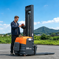 Chariot élévateur électrique contrepoids à charge stable de 1500 kg à 2000 kg avec système de protection contre les surcharges sécurisé