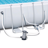 Großhandel Familien-Rechteckiger Aufstellpool aus PVC mit PC-Material für Kinder im Freien