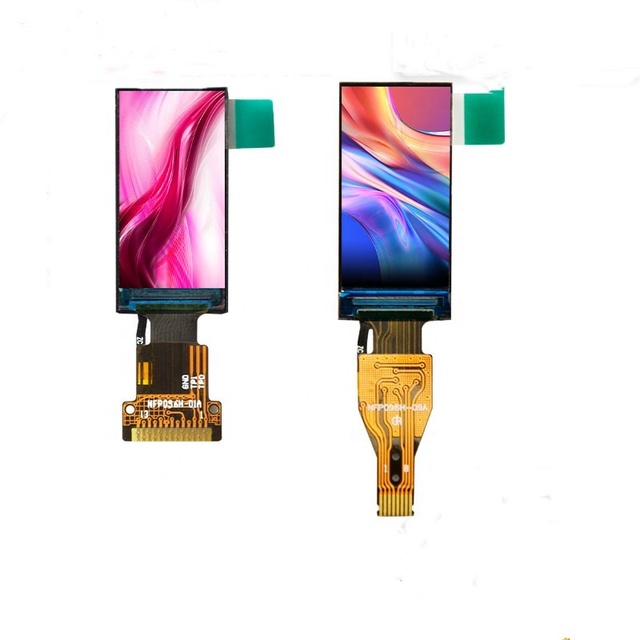 0.96 inch Small Size TFT LCD Display Screen 80*160 1 inch IPS LCD Module SPI Interface ST7735S 13 Pin FPC Touch Panel Optional