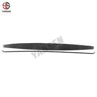 Autocollant de bande de garniture de panneau de tableau de bord de copilote de poignée de boîte à gants de fibre de carbone pour BMW E87 série 1 E87 E82 E88 2008-2013