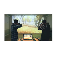 2025 Permainan Proyeksi Dinding Interaktif Simulator Tembak Respons Cepat 60fps Senapan Laser Jarak Jauh 30 Titik Sentuh