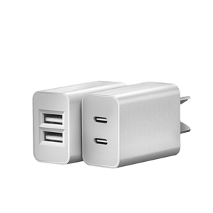 Chargeur mural USB-<span class=keywords><strong>A</strong></span> et USB-C 10W certifié <span class=keywords><strong>CE</strong></span> GS UE avec protection OTP pour téléphones portables et montres connectées – Vente en gros, OEM, ODM, approvisionnement en vrac - Product Image 1