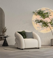 Fauteuil design moderne pour la maison salon chaise en tissu de haute qualité meubles décoration de la maison