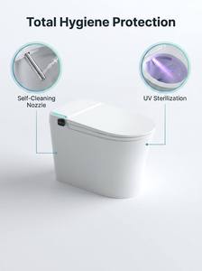 Toilette Intelligente Tout-en-un pour la Maison, Modèle à Couvercle Automatique, Siège Standard et Grand Format, Pression d'Eau Indépendante - Product Image 4