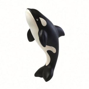 Vente en gros de balles anti-stress en PU Orca de haute qualité, jouet en forme de baleine orque, promotionnel et bon marché - Product Image 4