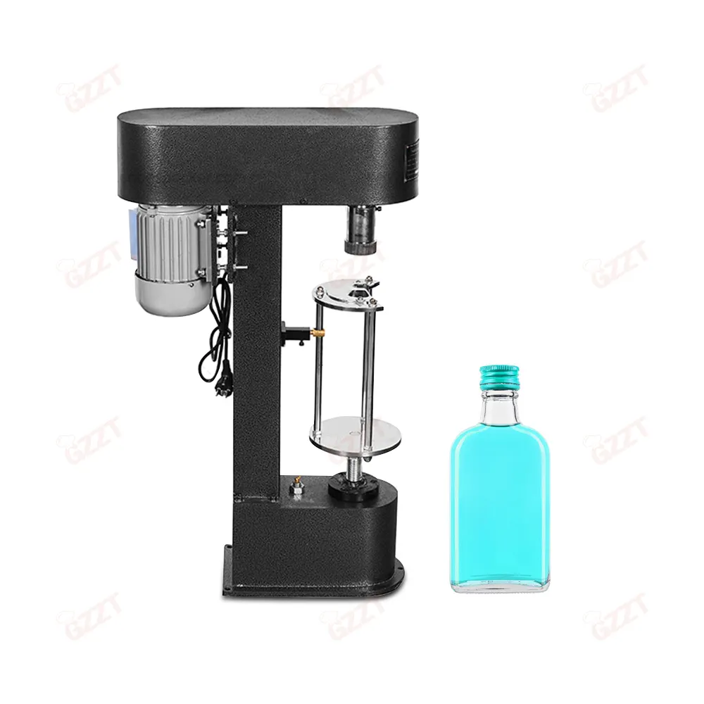 Capsuleuse semi-automatique Capsuleuse à vis pour bouteilles en verre Diamètre du bouchon 20mm-40mm Bouteille de boissons Fermeture de couvercle en plastique Visseuse