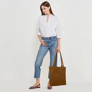 Hot Shopping Work Camping Brown With Inside Bag Single Shoulder Women's <b>Large</b> Capacity Corduroy Tote Bag With Zipper - Product Image 5