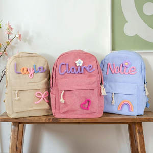 <span class=keywords><strong>Mochila</strong></span> <span class=keywords><strong>Infantil</strong></span> Personalizada <span class=keywords><strong>con</strong></span> <span class=keywords><strong>Nombre</strong></span>, Bolsa de Libros para Niños Pequeños, <span class=keywords><strong>Mochila</strong></span> Escolar para Niños - Product Image 4