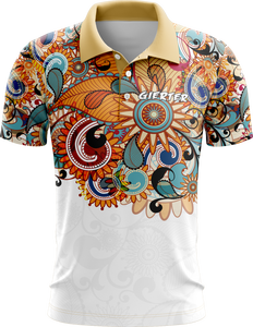 Chemises polo pour hommes de haute qualité avec logo personnalisé 2025, chemises de golf, 100% polyester, sublimées, séchage rapide, <span class=keywords><strong>sport</strong></span>, unisexe, polo de golf, <span class=keywords><strong>t-shirt</strong></span> - Product Image 2