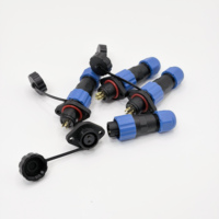 Prise circulaire d'aviation 250V 380V SD13, connecteur étanche à 3 broches pour équipement industriel