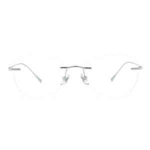 Gafas de titanio puro sin montura, elegantes y modernas para mujer, estilo 2316, montura óptica ultraligera, origen Danyang - Product Image 1