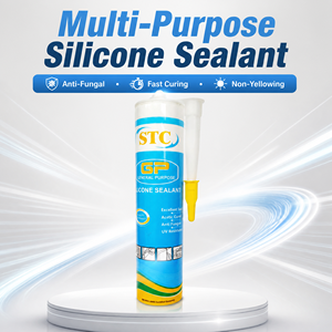 Scellant en silicone anti-moisissure et imperméable pour évier de cuisine et <span class=keywords><strong>baignoire</strong></span>, cartouche de 300 ml - Product Image 1