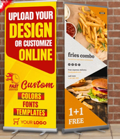 Support d'affichage rétractable polyvalent pour la publicité multi-scènes