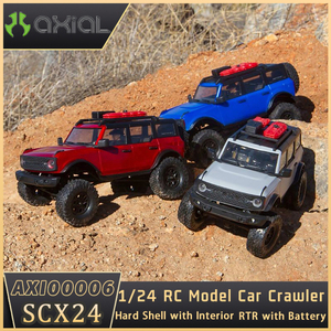 <span class=keywords><strong>AXIAL</strong></span> SCX24 AXI00006 <span class=keywords><strong>1</strong></span>/<span class=keywords><strong>24</strong></span> RC, Vehículo Todoterreno Metálico de 3 Canales y 2.4GHz, RTR Listo para Usar, Carcasa Rígida, Interior Reforzado, Juguete para Adultos y Niños - Product Image 2