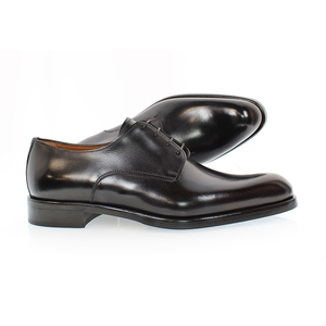 Chaussures derby à lacets en cuir de haute qualité, durables, fabriquées en Italie, de marque FLECS - Product Image 1