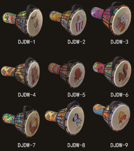 <span class=keywords><strong>Djembe</strong></span> pré-accordé - Pas besoin de le tuner - Tambour à main de 8,5 et 10 pouces avec peau de chèvre - Instrument de percussion africain traditionnel - Product Image 6
