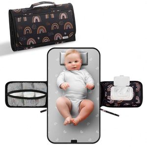 Free sample Portable Diaper Customized Fashion Waterproof Travel Mommy <b>Bag</b> Diaper Tote <b>Bag</b> with <b>Changing</b> Pad - Product Image 5