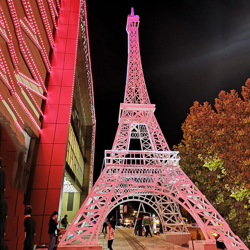 Fábrica de aduanas altura 3-30m de acero galvanizado tour Torre eifel estatua de Torre eiffel decoración para la venta