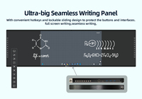 Pantalla Táctil Interactiva EIBOARD OEM ODM de 75 Pulgadas, Pizarra Inteligente 4K LED para Aulas, Reuniones y Enseñanza, Capacitiva