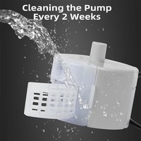 Großhandel OEM ODM Mini-Wasserpumpe USB-Betrieben Ultra-Leise Tauchpumpe Lebensmittelechtes ABS Ersatzpumpe für Katzenbrunnen