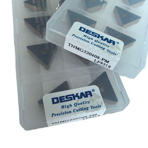 Plaquettes de coupe en carbure de tungstène pour tour CNC TNMG220408-PM LF9218, tournage, fraisage, revêtement CVD, dureté HRC45, garantie 1 an - Product Image 1