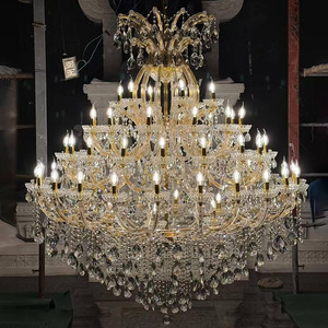 Candelabro <span class=keywords><strong>de</strong></span> varios niveles <span class=keywords><strong>de</strong></span> gran cristal para salón <span class=keywords><strong>de</strong></span> baile espacioso Vestíbulo del hotel Entrada <span class=keywords><strong>de</strong></span> propiedad <span class=keywords><strong>de</strong></span> lujo-<span class=keywords><strong>Luces</strong></span> colgantes elegantes - Product Image 5