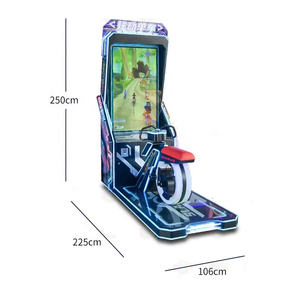 Bicicleta que funciona con monedas Videojuegos Racing Fitness Bike Indoor Sports Entertainment Simulator Arcade Game Machine para niños Familia - Product Image 3