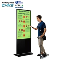 Soporte de Exhibición LCD de Pie Económico de 43-50 Pulgadas y 4K para Tiendas Minoristas, Máquina de Publicidad Vertical con Pantalla Digital