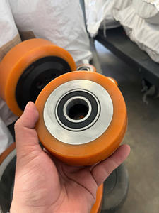 Ruedas de poliuretano de alta calidad y resistencia de 4, 5, 6 y 8 pulgadas, ruedas giratorias con núcleo de hierro, freno rígido, gran capacidad de carga, procedentes de Vietnam. - Product Image 5