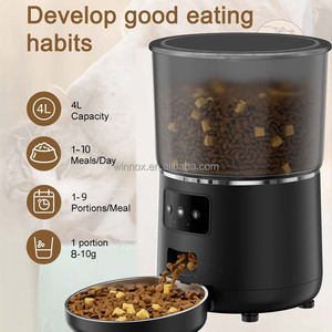 Vật Nuôi Cung Cấp Trang Web Rouded Thông Minh Trung Chuyển Tuya Ứng Dụng Mèo Thực Phẩm Dispenser Bát Thời Gian Cho Ăn Vật Nuôi Trung Chuyển Dropshipping Với Wifi Máy Ảnh - Product Image 3