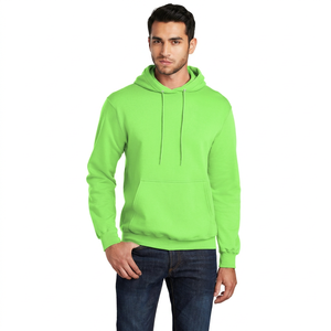 Men's Long Sleeve Windproof Hoodie Breathable Fitness Clothing for Winter Plain Dyed <b>Sweatshirts</b> Hot Sale Male Wear - Product Image 1