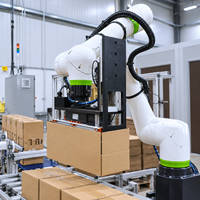 Pemrograman Mudah Robot Cobot FANUC CRX-10iA/L Beban Angkut 10kg Jangkauan 1418mm Dengan Gripper untuk Pengemasan, Pengeluaran, Pengambilan dan Penempatan