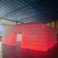 Tente gonflable en PVC Oxford avec éclairage LED, taille et couleur personnalisables, marque Chongqi, pour fêtes et discothèques