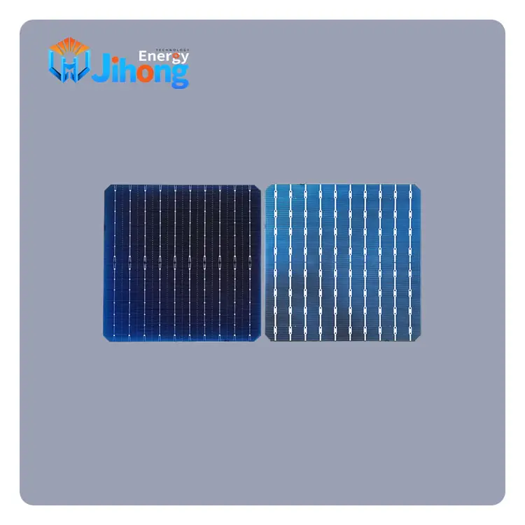 Jihong Energy Wholesale PV Photovoltaic 182*182mm 10bb Solar Cells for Solar Panel