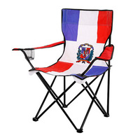Drapeau grand accoudoir chaise de plage Portable chaise pliante patchwork luxe sport extérieur chaise longue pour voyage Pinic