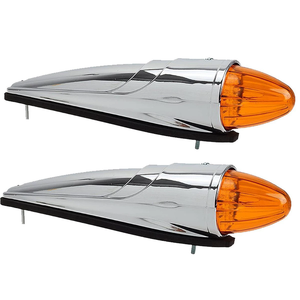 Feux de gabarit de toit BONSEN BS-C406 12V 17 LED ambre, type torpille, pour camions lourds et remorques, accessoire de conduite - Product Image 4
